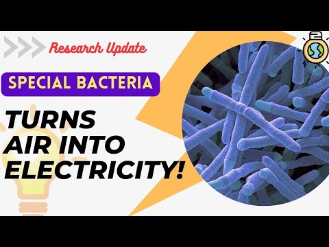 Incredible Discovery: Special Bacteria Turns Air into Electricity! #CleanEnergy #SustainablePower