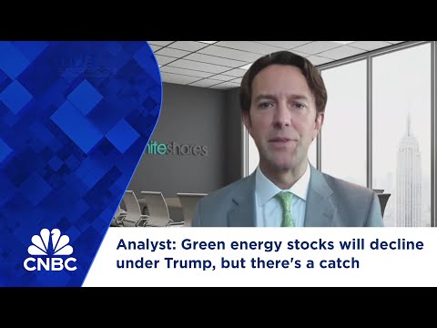 Analyst: Green energy stocks will decline under Trump, but there&#039;s a catch