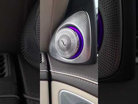 Mercedes S Class interior with Burmester High Ed 3d Surround Sound with Rotating Tweeters