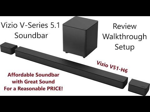 Vizio V-Series 5.1 Soundbar - Review - Walkthrough - Setup - Dec 2020