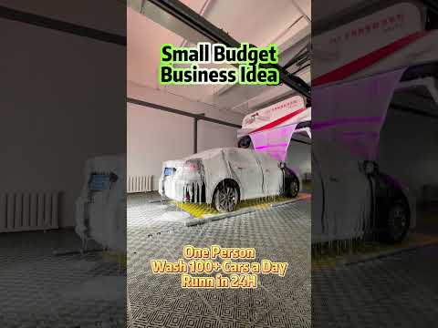 Touchless self-service car wash that can be installed on 30 square meters #carwash #carwashing