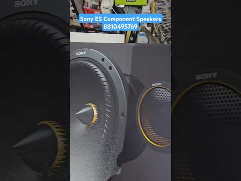 Mind-Blowing Sound Upgrade! 🔊 Sony ES Series Component Speakers