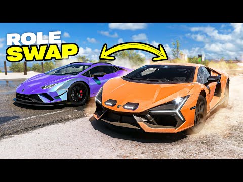 Forza Horizon 5 PS5 - NEW Lamborghini Revuelto &amp; Sterrato ROLE SWAP Challenge!
