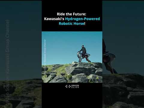 Ride the Future: Kawasaki&#039;s Hydrogen-Powered Robotic Horse! #kawasaki #futuretech