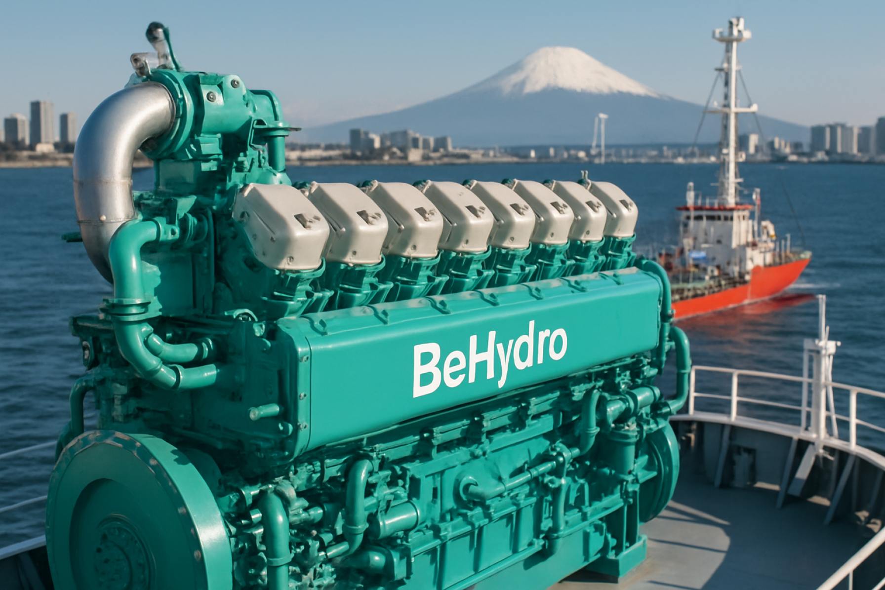 Japan Embraces Hydrogen Power: Revolutionary BeHydro Engines Set for Coastal Shipping Surge